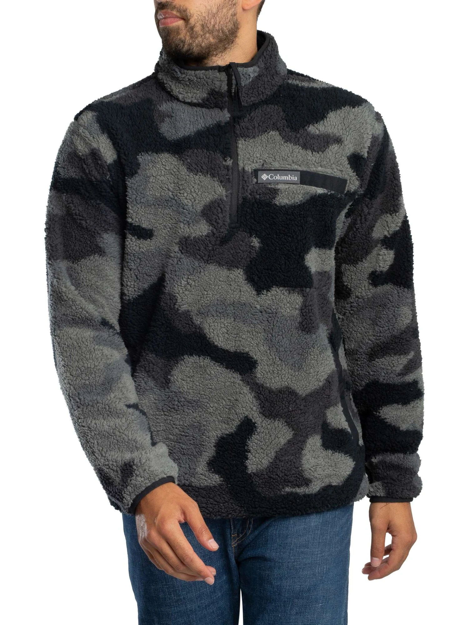 Columbia Rugged Ridge Half Zip Fleece - Black Columbia Rugged Ridge Half Zip Fleece - Black -Standout Store 56914a