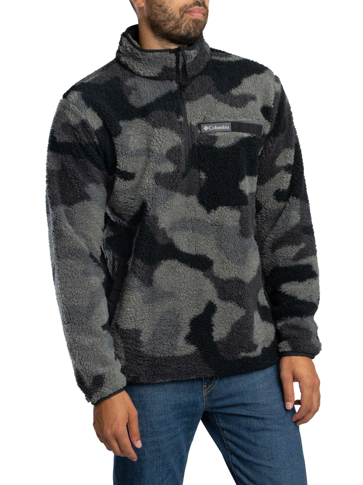 Columbia Rugged Ridge Half Zip Fleece - Black Columbia Rugged Ridge Half Zip Fleece - Black -Standout Store 56914b