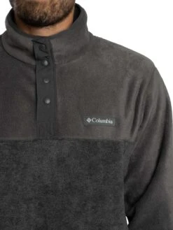 Columbia Steens Mountain Half Snap Fleece - Charcoal Heather/Shark -Standout Store 56920d