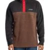 Columbia Steens Mountain Half Snap Fleece - Tobacco /Black/Mountain Red 2 Columbia Steens Mountain Half Snap Fleece - Tobacco /Black/Mountain Red -Standout Store 56923a