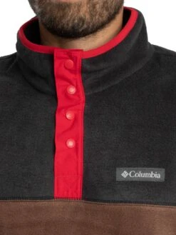 Columbia Steens Mountain Half Snap Fleece - Tobacco /Black/Mountain Red -Standout Store 56923d