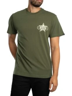 Deus Ex Machina Gumshoe Back Graphic T-Shirt - Cypress Green