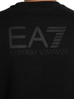 EA7 Box Logo Sweat Tracksuit - Black -Standout Store 56933e