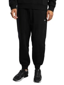 EA7 Box Logo Sweat Tracksuit - Black -Standout Store 56933i