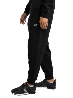 EA7 Box Logo Sweat Tracksuit - Black -Standout Store 56933j
