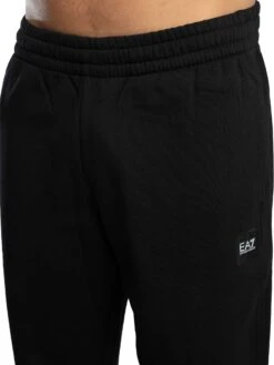 EA7 Box Logo Sweat Tracksuit - Black -Standout Store 56933m