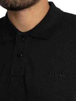 Ellesse Senago Polo Shirt - Black -Standout Store 56939d