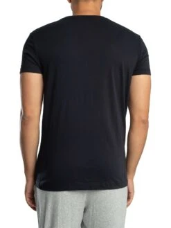 GANT 2 Pack Lounge Crew T-Shirts - Black/White -Standout Store 56952j