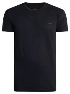 GANT 2 Pack Lounge Crew T-Shirts - Black/White -Standout Store 56952l