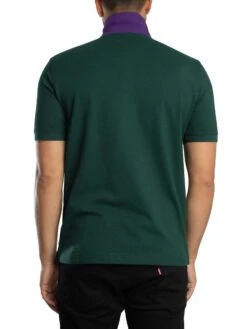 GANT Regular Contrast Pique Polo Shirt - Tartan Green -Standout Store 56962c