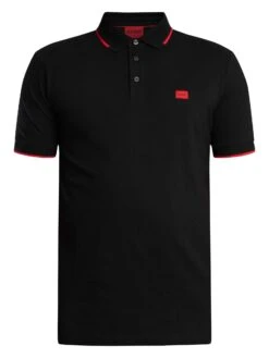 HUGO Deresino 232 Slim Polo Shirt - Black -Standout Store 56968e