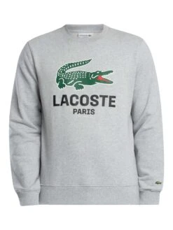 Lacoste Croc Graphic Sweatshirt - Light Grey 6 Lacoste Croc Graphic Sweatshirt - Light Grey -Standout Store 56974e