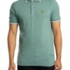 Lyle & Scott Tipped Polo Shirt - Agave Green/White -Standout Store 56998a