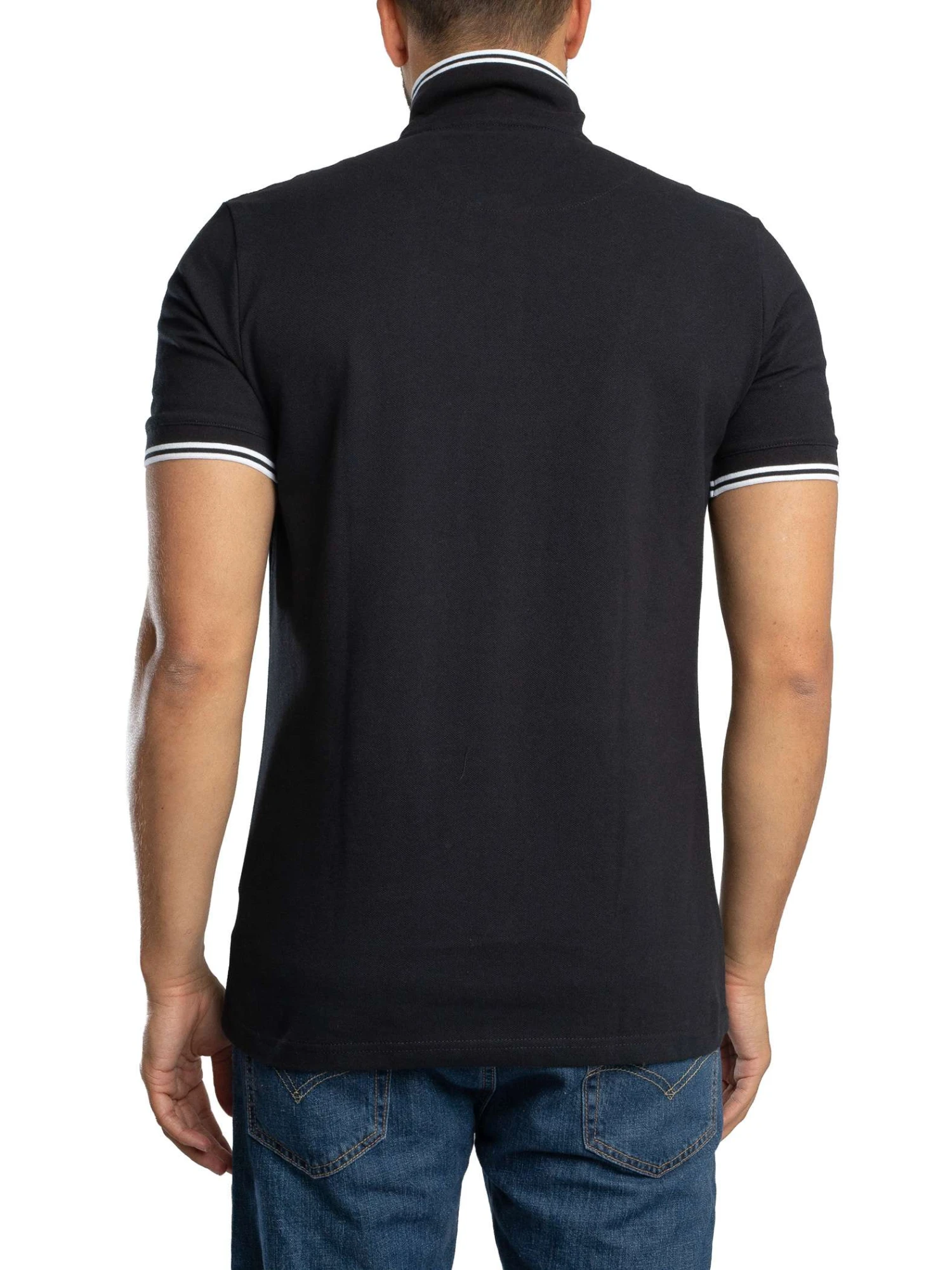 Pretty Green Barton Polo Shirt - Black Pretty Green Barton Polo Shirt - Black -Standout Store 57016c