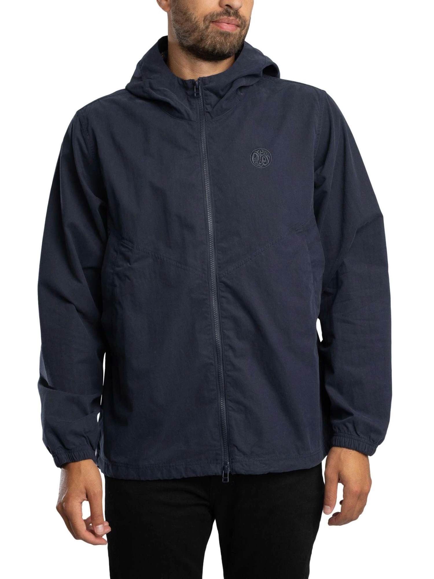 Pretty Green Feltham Hooded Jacket - Navy Pretty Green Feltham Hooded Jacket - Navy -Standout Store 57018a