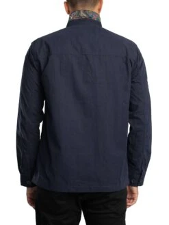 Pretty Green Feltham Overshirt - Navy -Standout Store 57021d