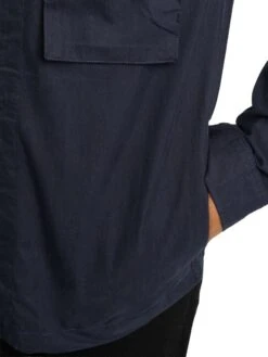 Pretty Green Feltham Overshirt - Navy -Standout Store 57021e