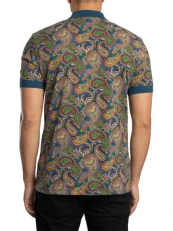 Pretty Green House Paisley Polo Shirt - Multi -Standout Store 57024c