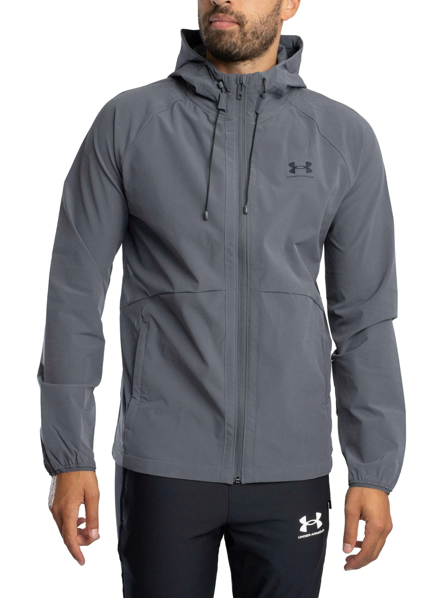 Under Armour Vibe Woven Jacket - Grey Under Armour Vibe Woven Jacket - Grey -Standout Store 57077a