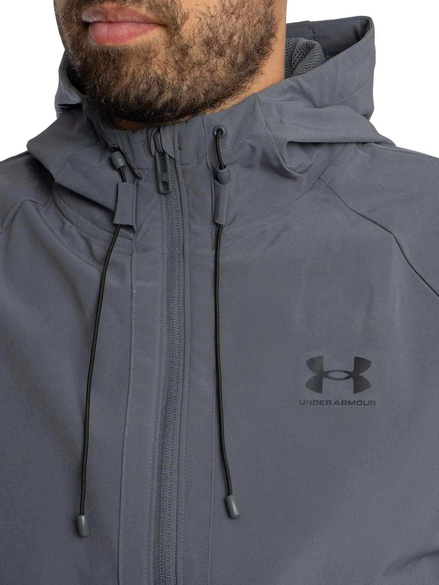 Under Armour Vibe Woven Jacket - Grey Under Armour Vibe Woven Jacket - Grey -Standout Store 57077e