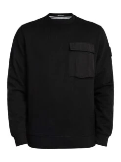 Weekend Offender Neve Pocket Sweatshirt - Black -Standout Store 57093f