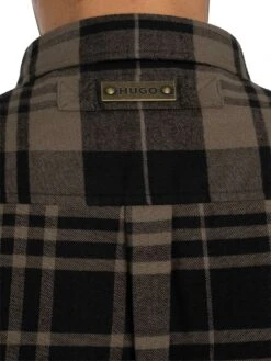 HUGO Egrin Check Shirt - Medium Grey 6 HUGO Egrin Check Shirt - Medium Grey -Standout Store 57198e