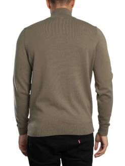 HUGO San Quintus Zip Knit - Medium Grey -Standout Store 57202c