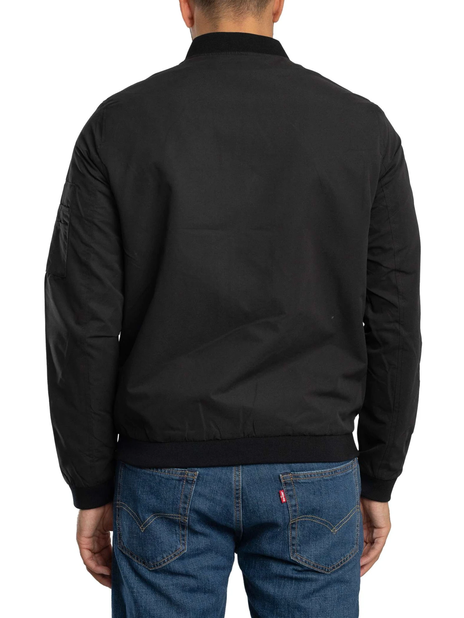 Jack & Jones Rush Bomber Jacket - Black Jack & Jones Rush Bomber Jacket - Black -Standout Store 57218d