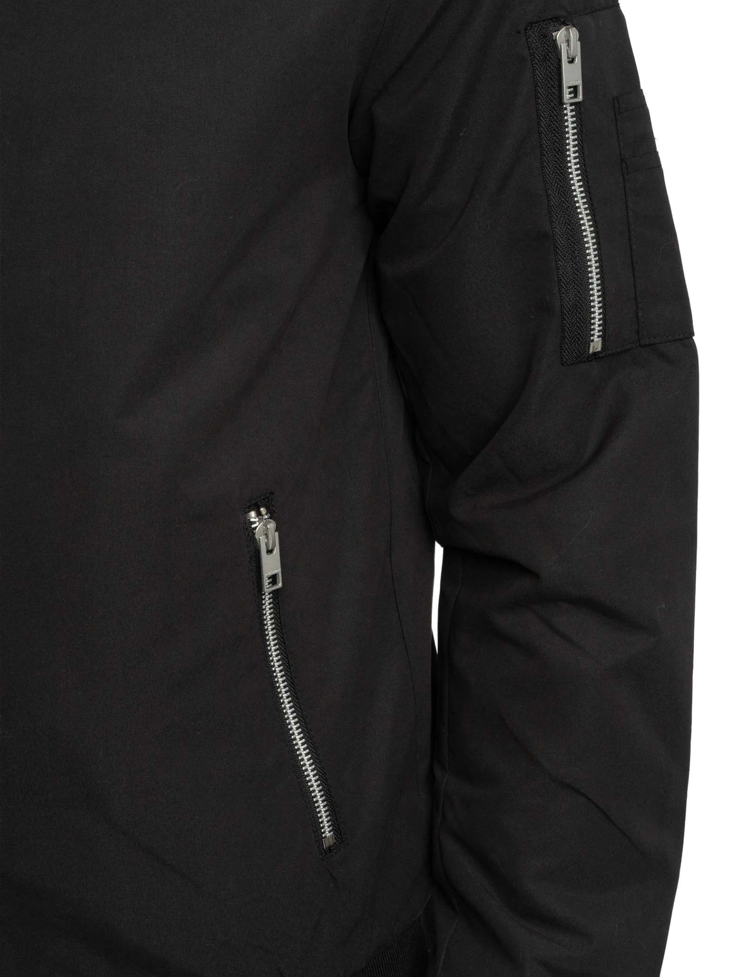 Jack & Jones Rush Bomber Jacket - Black Jack & Jones Rush Bomber Jacket - Black -Standout Store 57218e