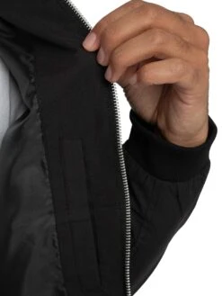 Jack & Jones Rush Bomber Jacket - Black 8 Jack & Jones Rush Bomber Jacket - Black -Standout Store 57218g