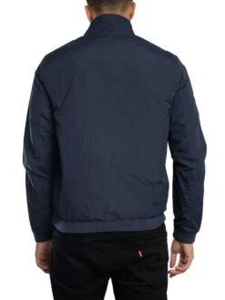 Jack & Jones Rush Harrington Bomber Jacket - Navy Blazer -Standout Store 57221c