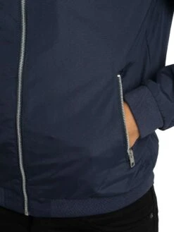 Jack & Jones Rush Harrington Bomber Jacket - Navy Blazer -Standout Store 57221d