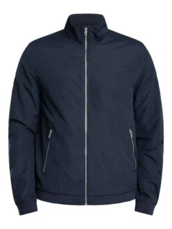 Jack & Jones Rush Harrington Bomber Jacket - Navy Blazer -Standout Store 57221g