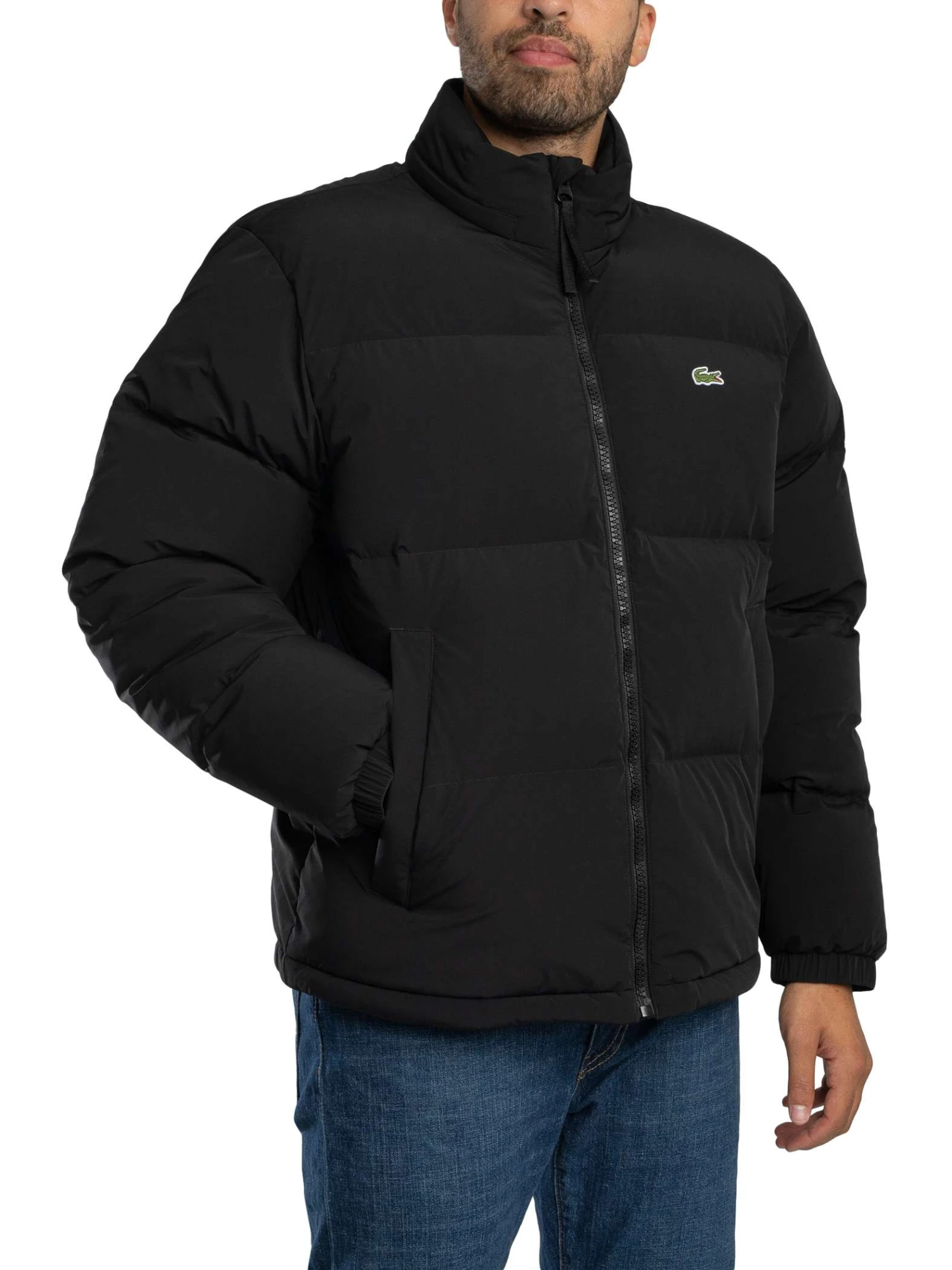Lacoste Water Repellent Hooded Down Jacket - Black Lacoste Water Repellent Hooded Down Jacket - Black -Standout Store 57239a