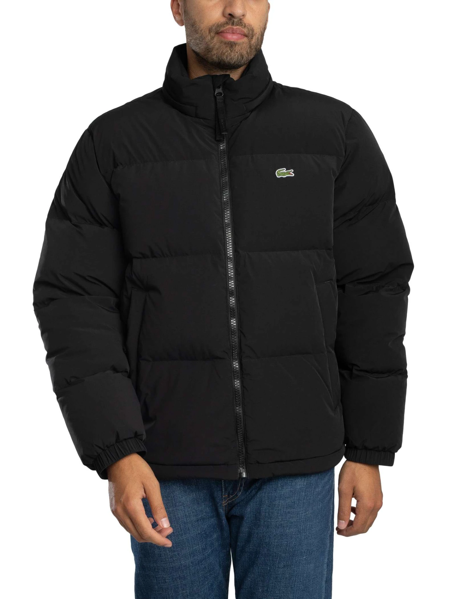 Lacoste Water Repellent Hooded Down Jacket - Black Lacoste Water Repellent Hooded Down Jacket - Black -Standout Store 57239b