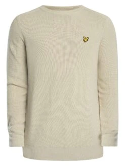 Lyle & Scott Engineered Rib Knit - Grey Taupe -Standout Store 57246e