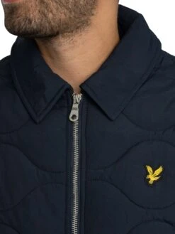 Lyle & Scott Quilted Ripstop Jacket - Dark Navy -Standout Store 57260e