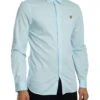 Lyle & Scott Slim Fit Poplin Shirt - Deck Blue -Standout Store 57262a