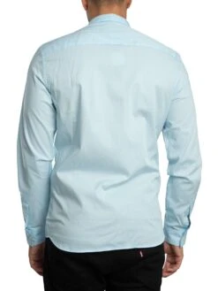 Lyle & Scott Slim Fit Poplin Shirt - Deck Blue -Standout Store 57262c