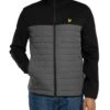 Lyle & Scott Sports Fleece Hybrid Jacket - Jet Black 2 Lyle & Scott Sports Fleece Hybrid Jacket - Jet Black -Standout Store 57264a
