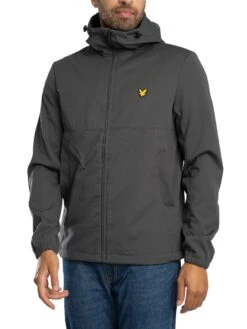Lyle & Scott Sports Windbreaker Full Zip Jacket - Granite
