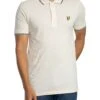 Lyle & Scott Tipped Polo Shirt - Chalk/Gunmetal 2 Lyle & Scott Tipped Polo Shirt - Chalk/Gunmetal -Standout Store 57271a