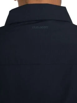 Lyle & Scott Zip Through Nylon Overshirt - Dark Navy -Standout Store 57276d
