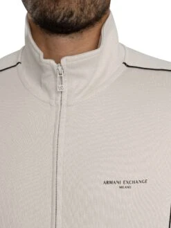 Armani Exchange Brand Logo Track Jacket - Wind Chime -Standout Store 57353d