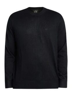 Armani Exchange Logo Knit - Deep Navy -Standout Store 57355e