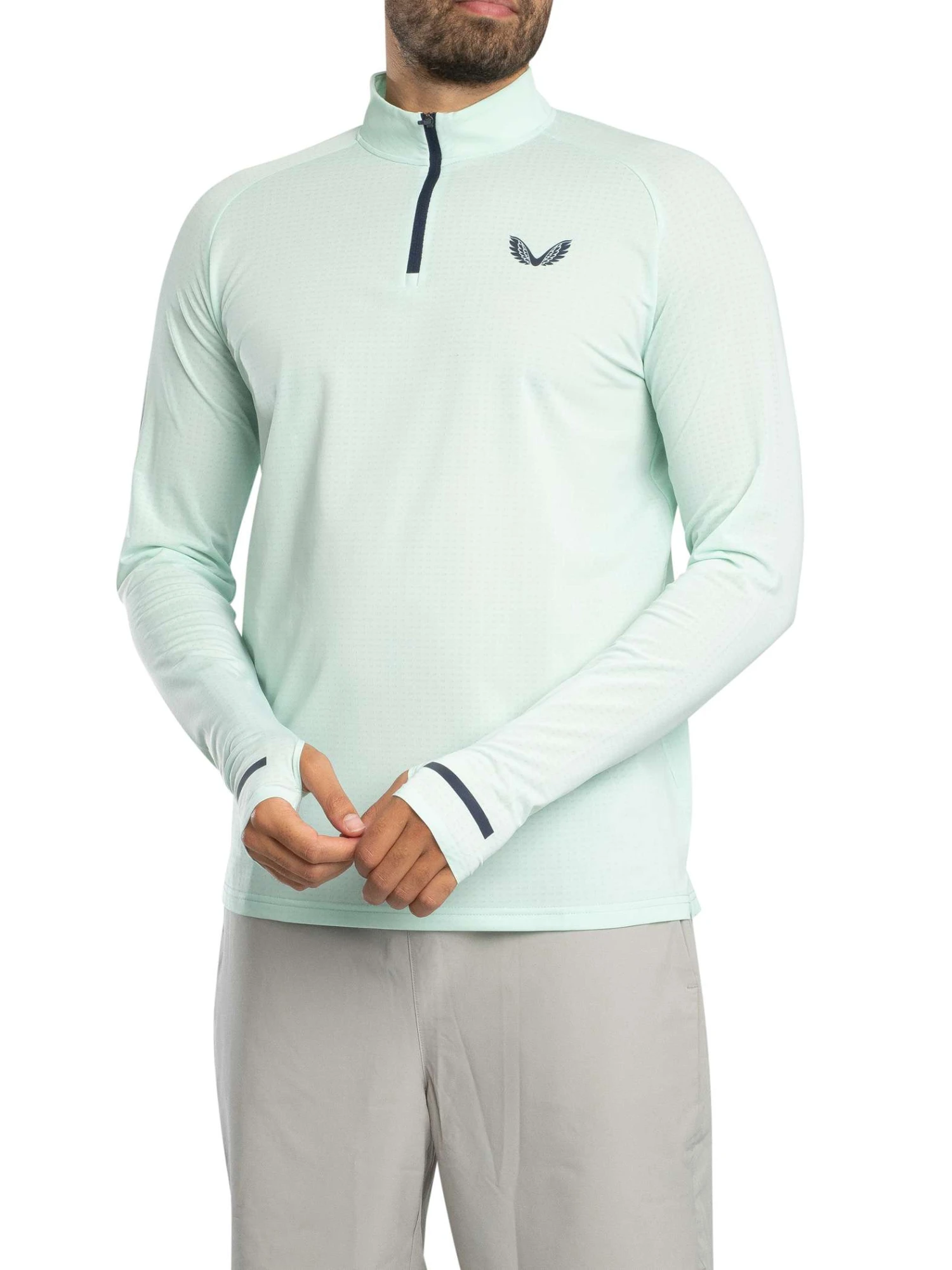 Castore Active 1/4 Zip Track Top - Ice Castore Active 1/4 Zip Track Top - Ice -Standout Store 57372b