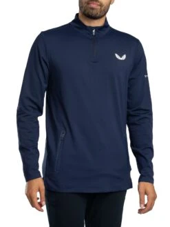 Castore Active Technical 1/4 Zip Jacket - Peacoat Marl