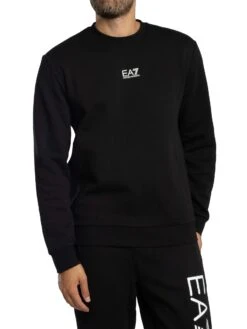 EA7 Felpa Core Sweatshirt - Black