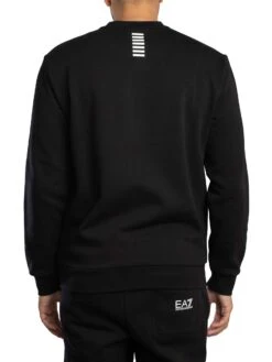 EA7 Felpa Core Sweatshirt - Black -Standout Store 57387c