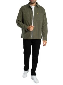 Lyle & Scott Corduroy Shirt - Deep Depths -Standout Store 57427e